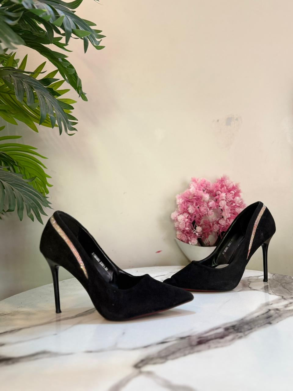 Black coat shoes