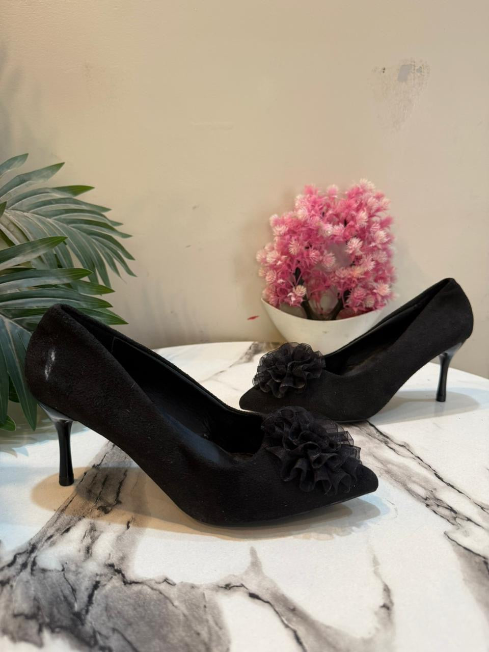 Black coat shoes