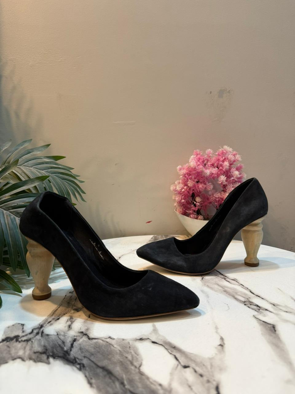 Black coat shoes