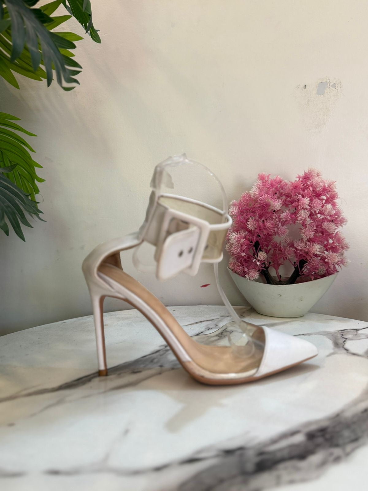 White coat shoes