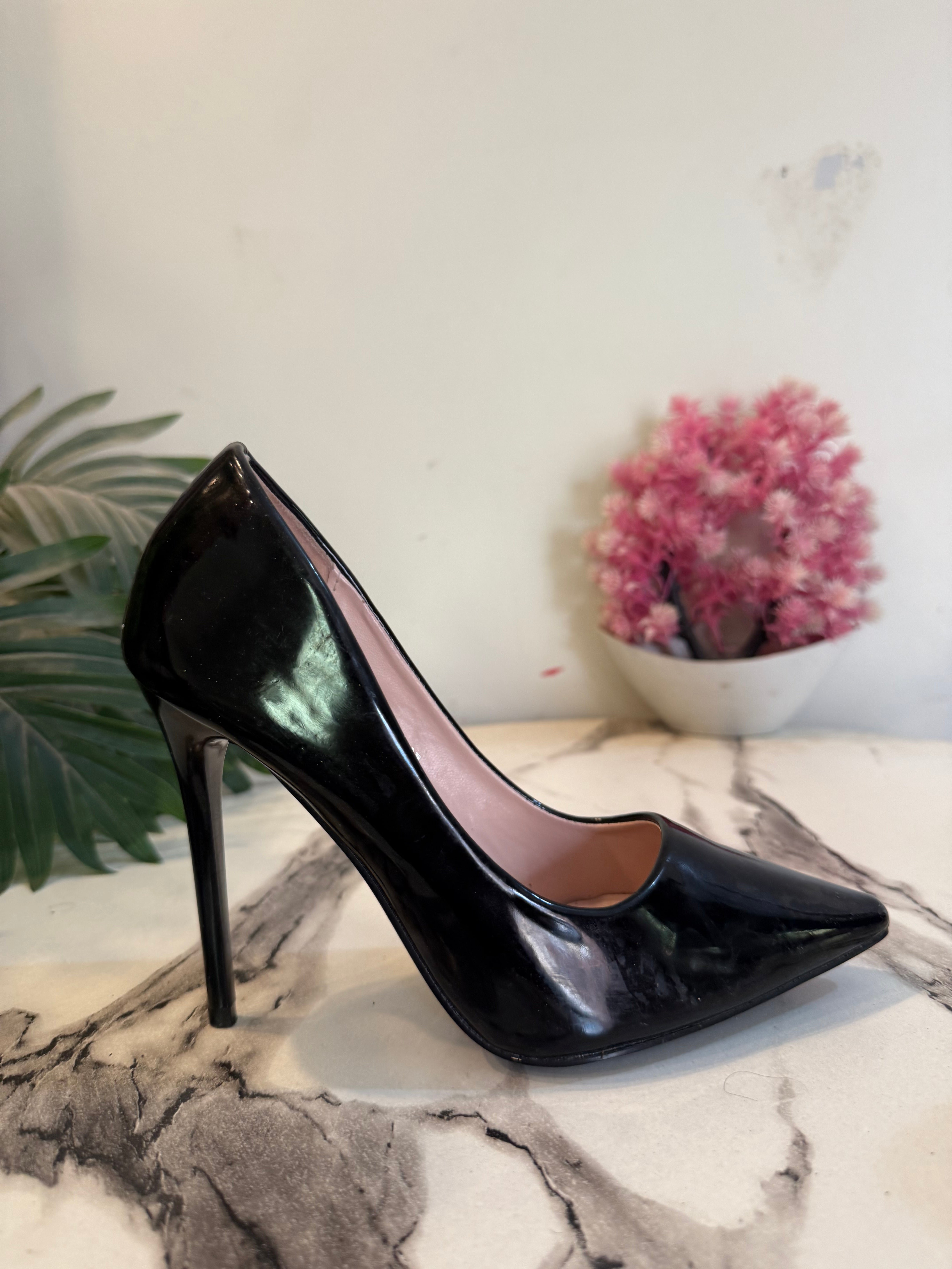 Black coat shoes