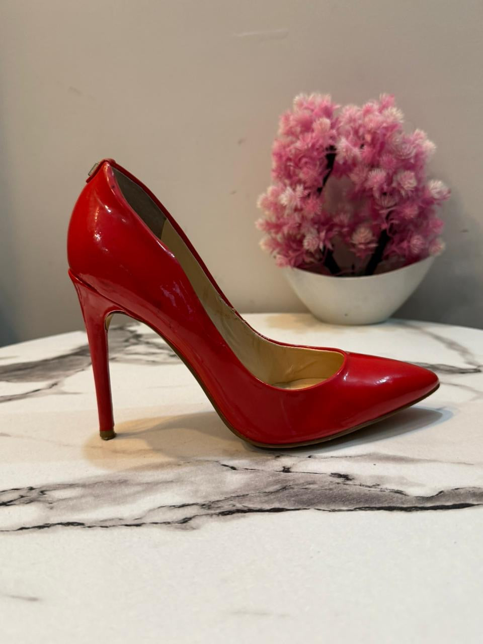 Red coat shoes Ivanka trump