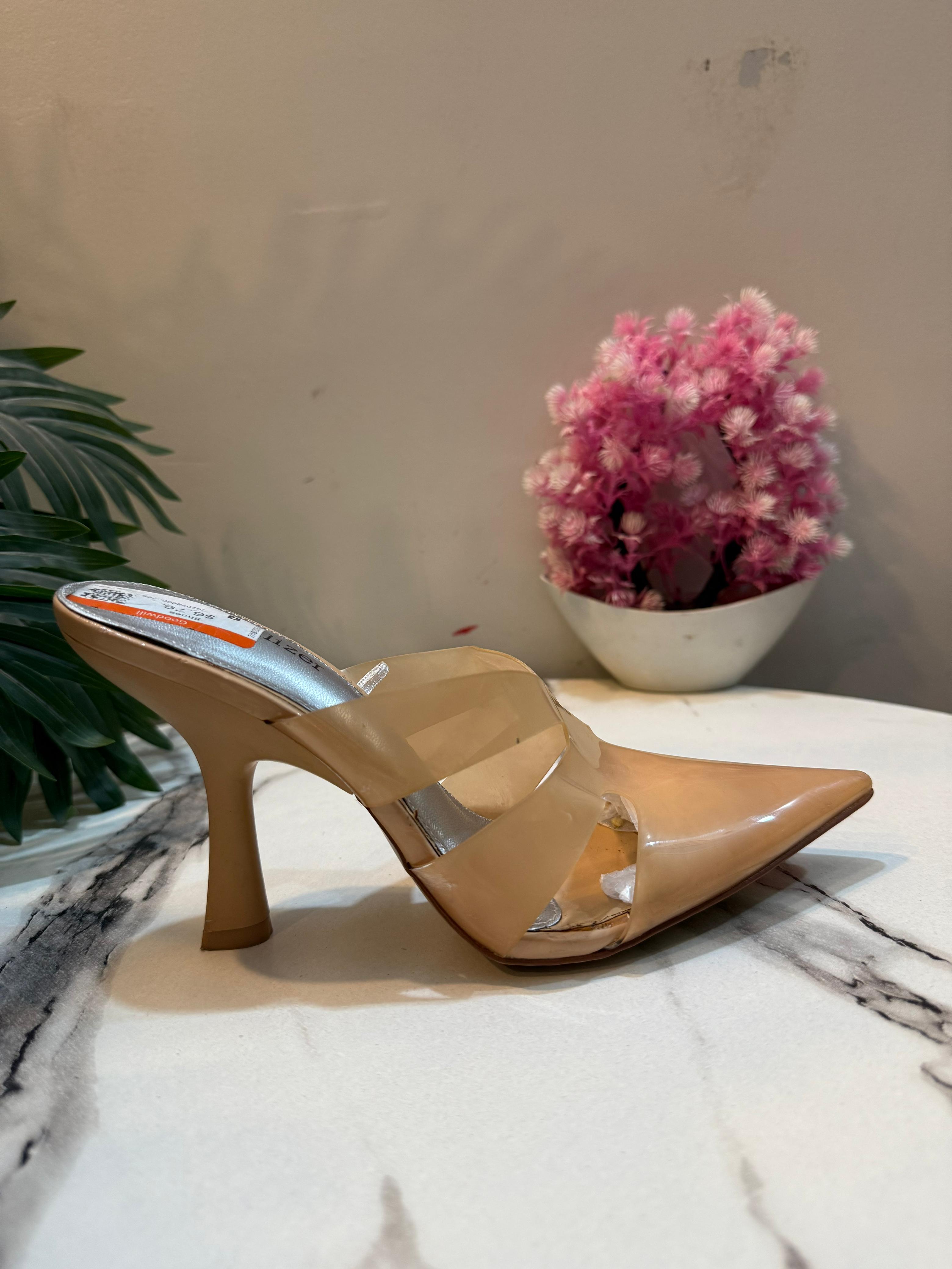 Skin transparent heel