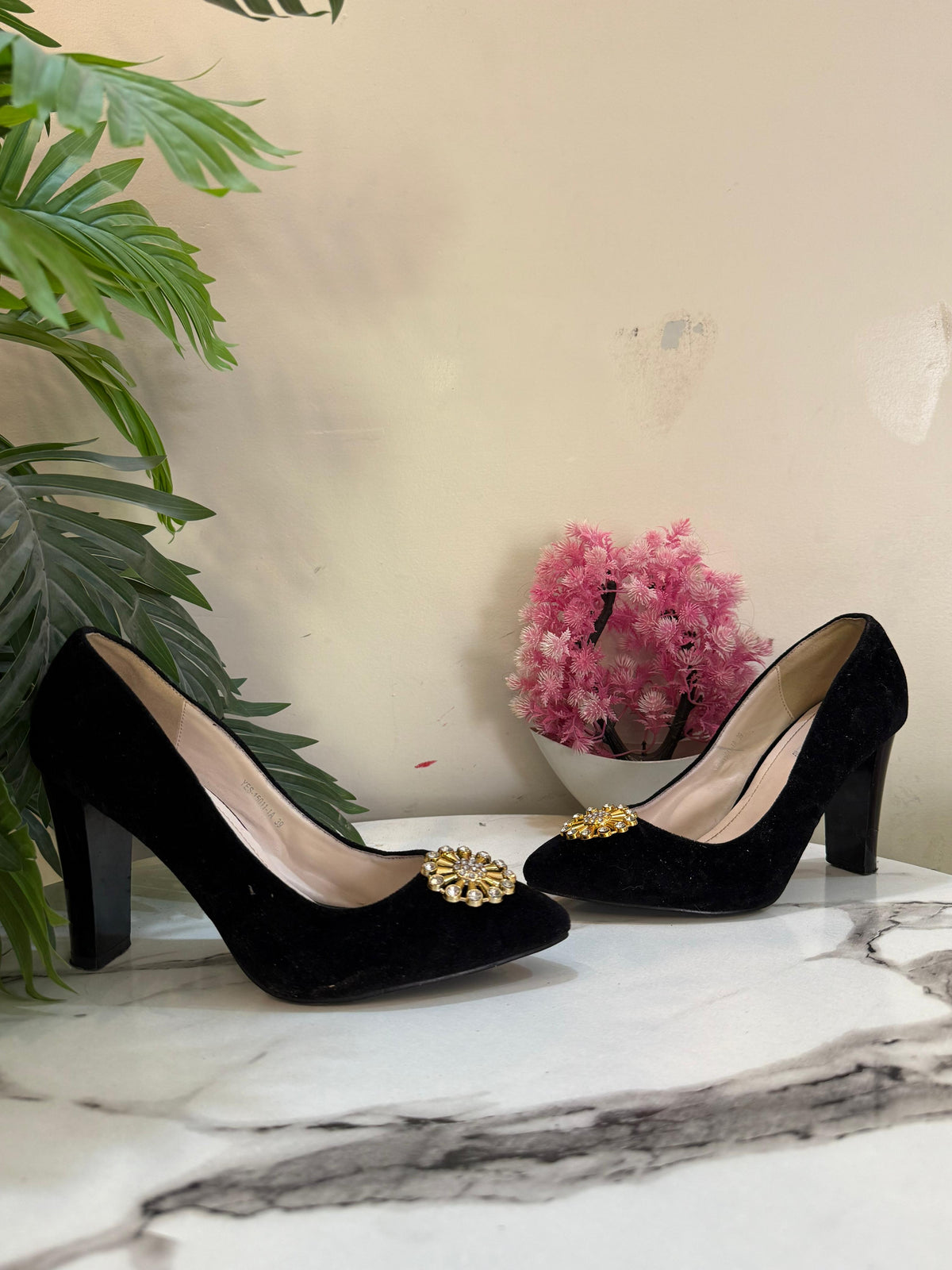Black coat shoes