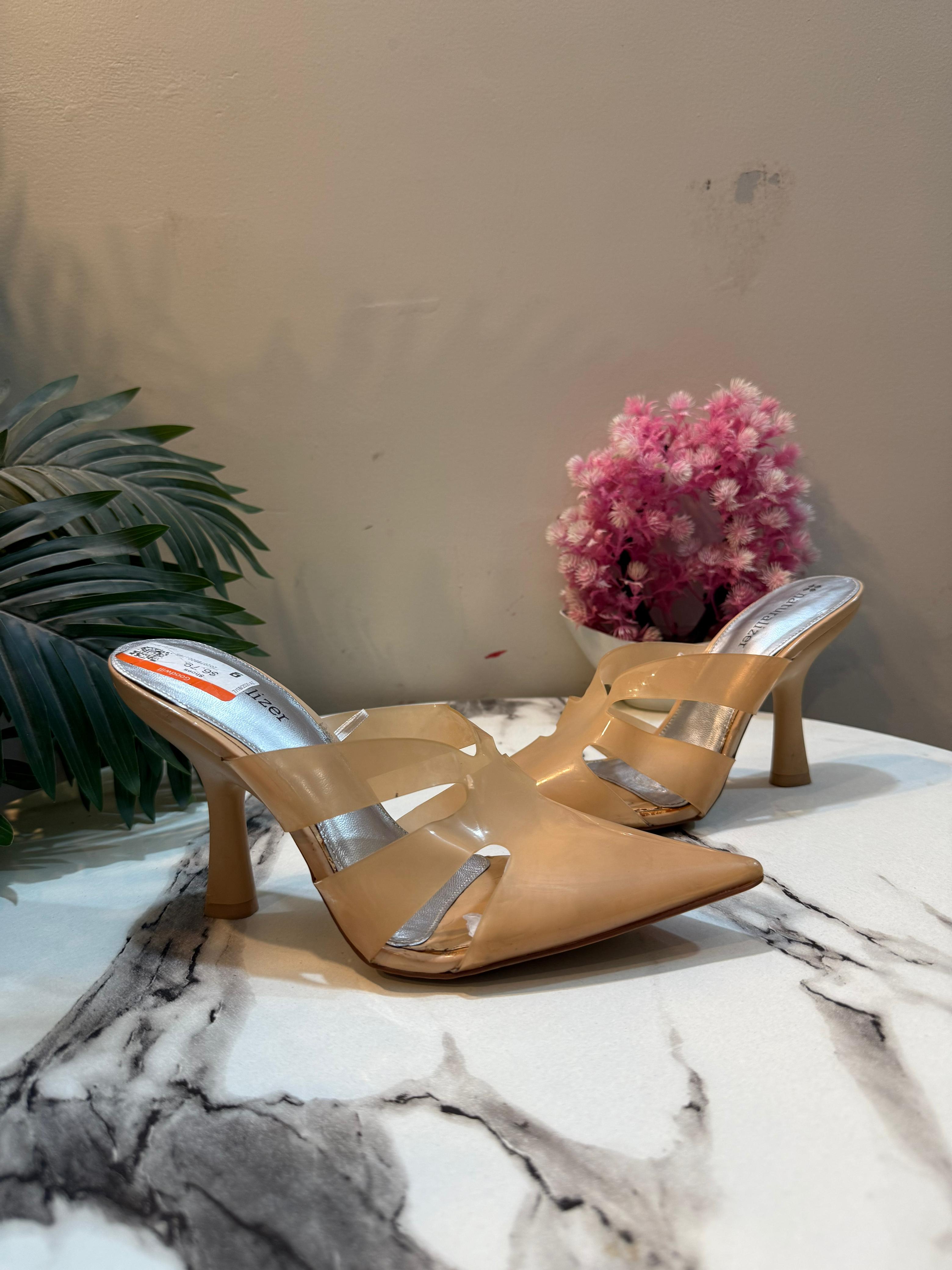 Skin transparent heel