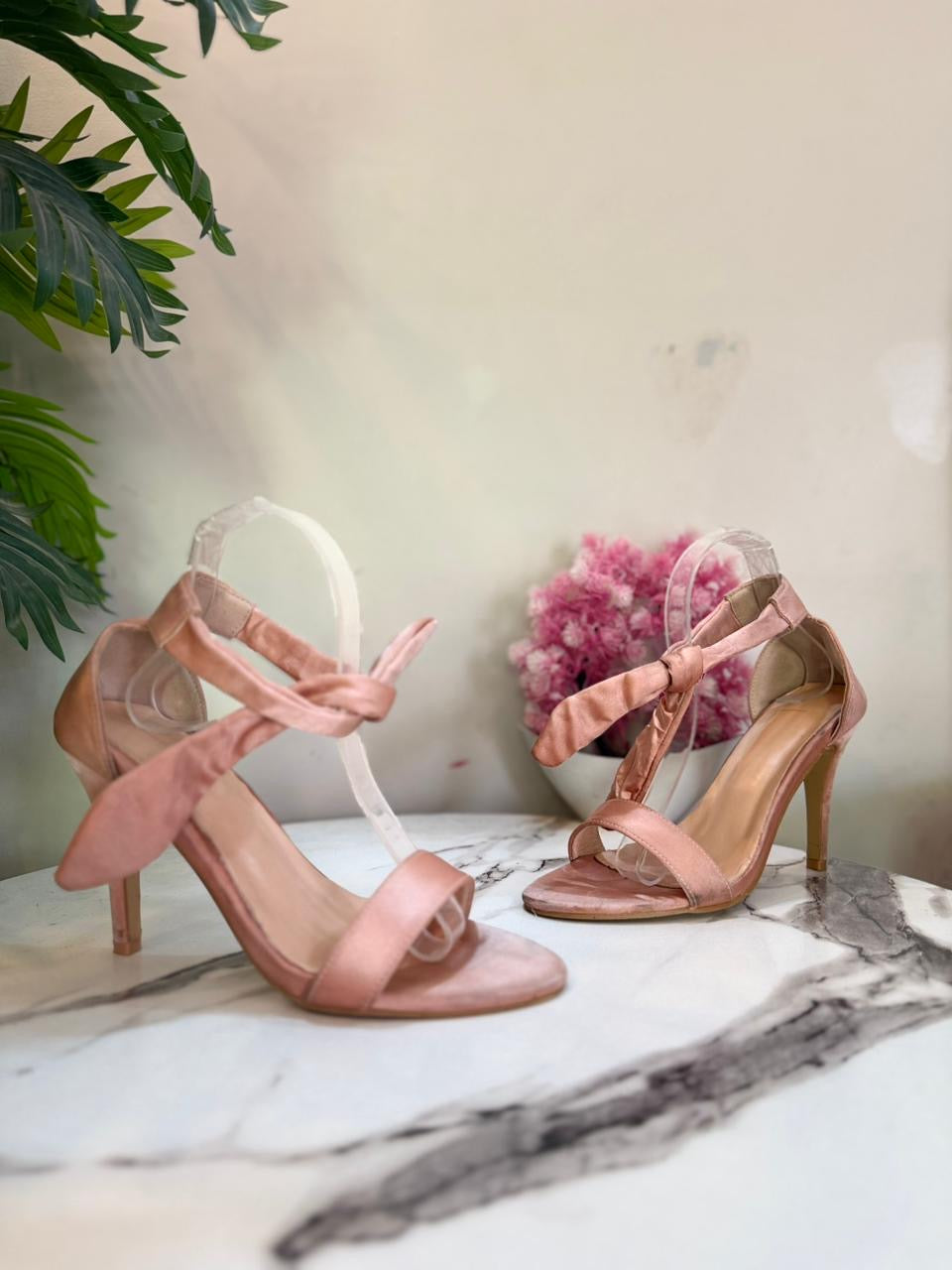 Light pink pencil heel