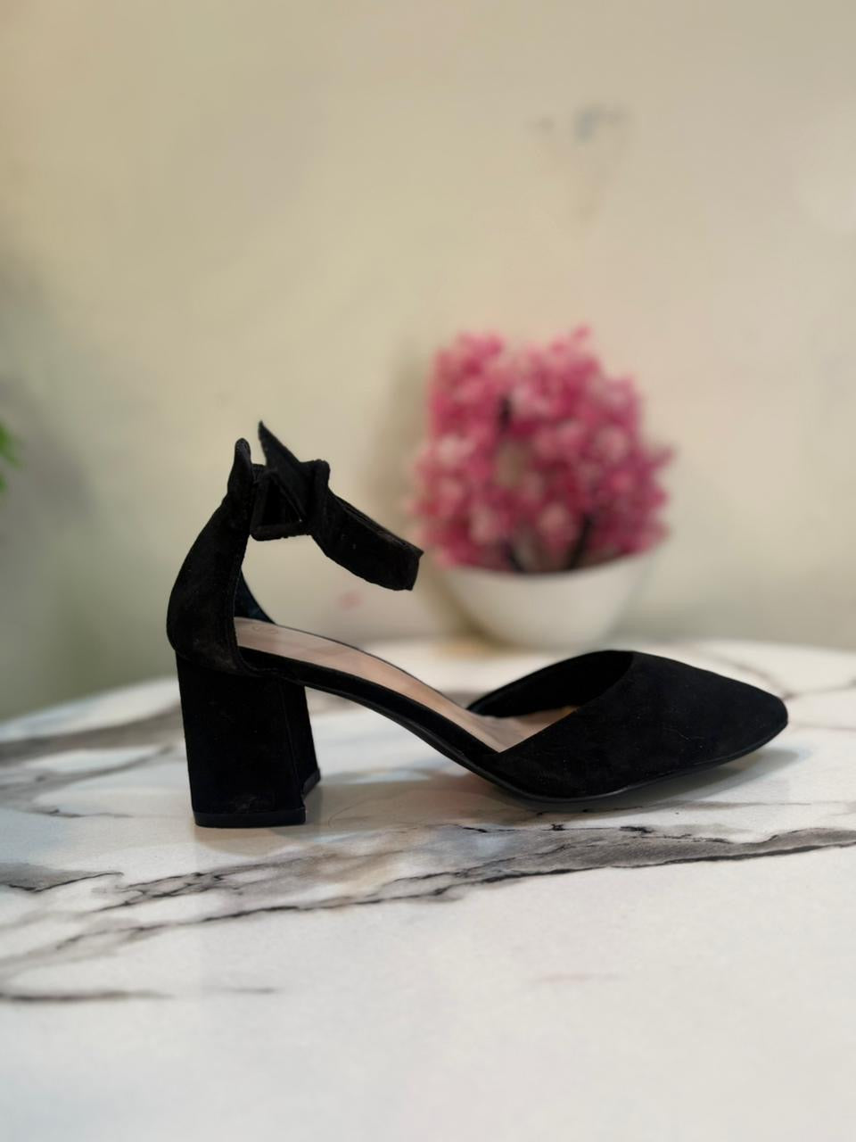 Black coat shoes