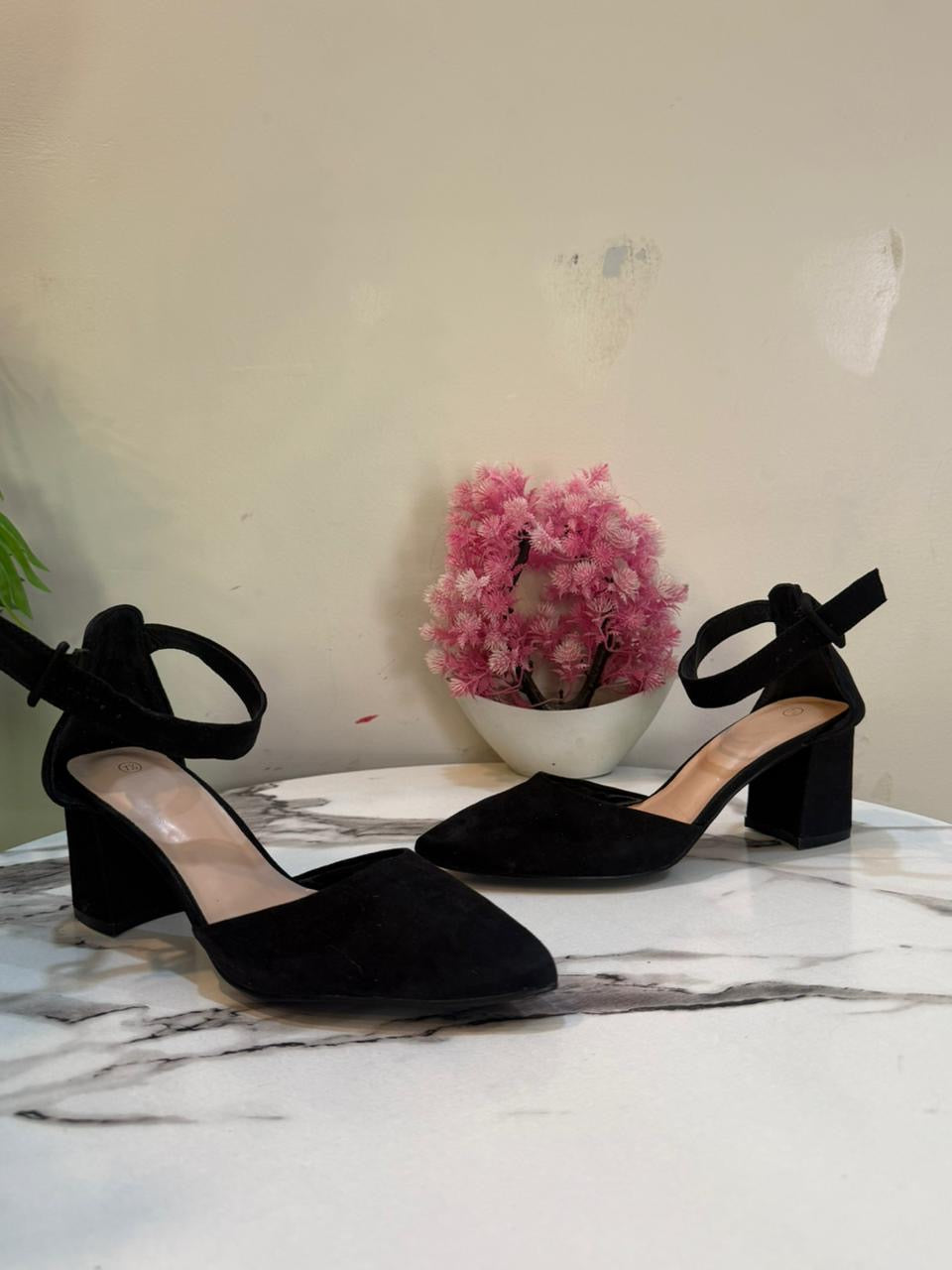 Black coat shoes