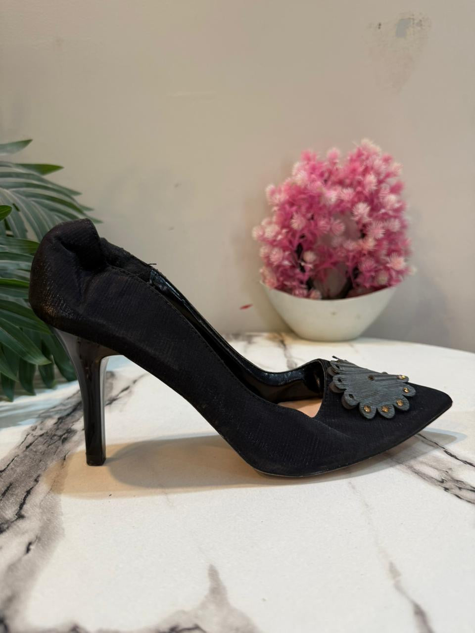 Black coat shoes