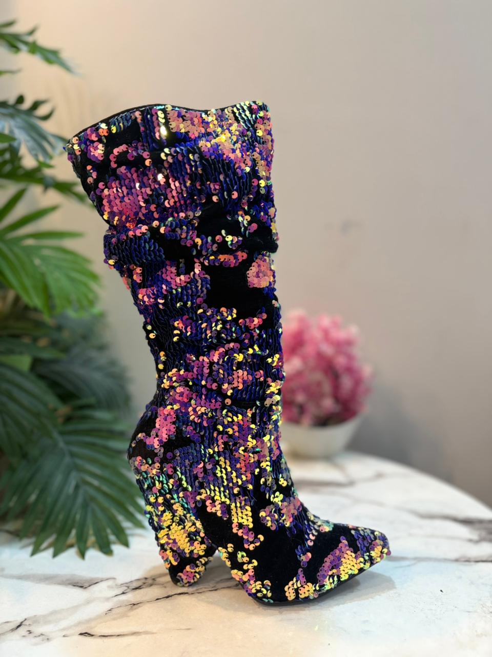 Long zipper ankle boot (Bamboo)