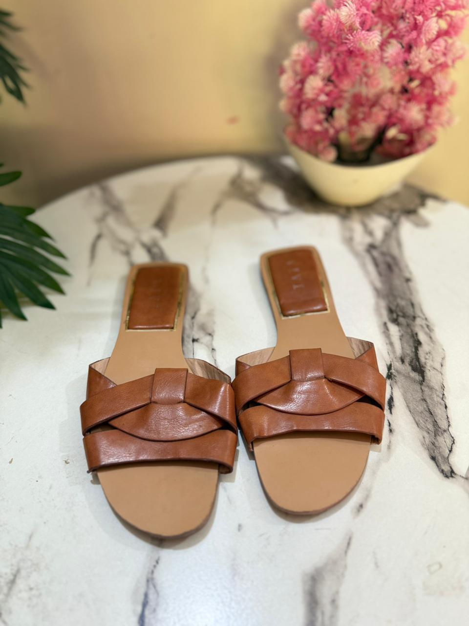 Brown flat