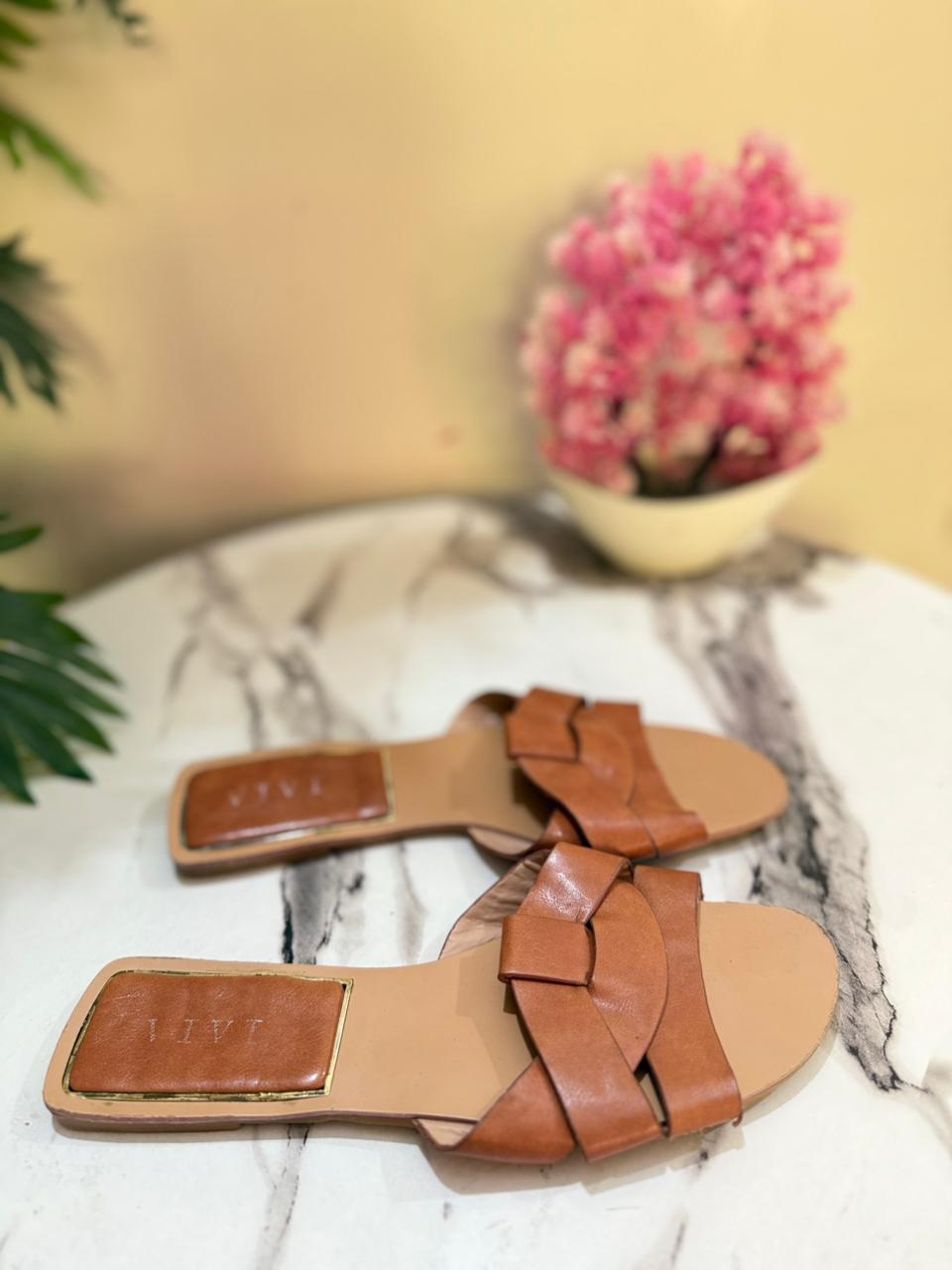 Brown flat