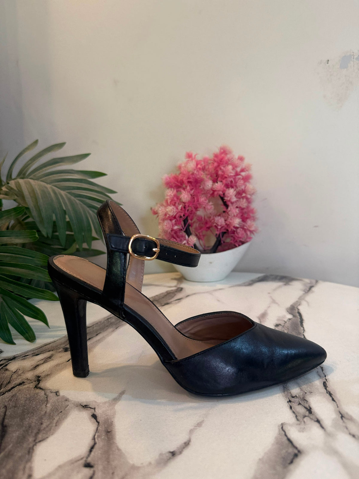 Black coat shoes