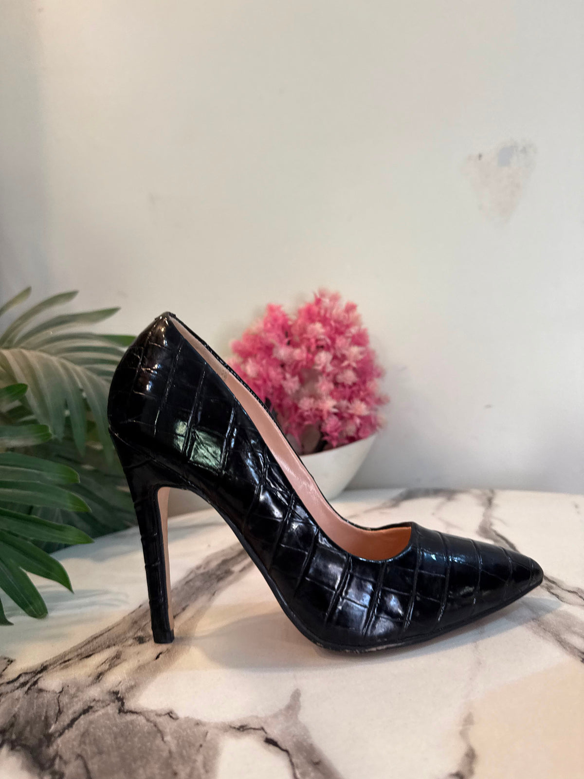 Black coat shoes