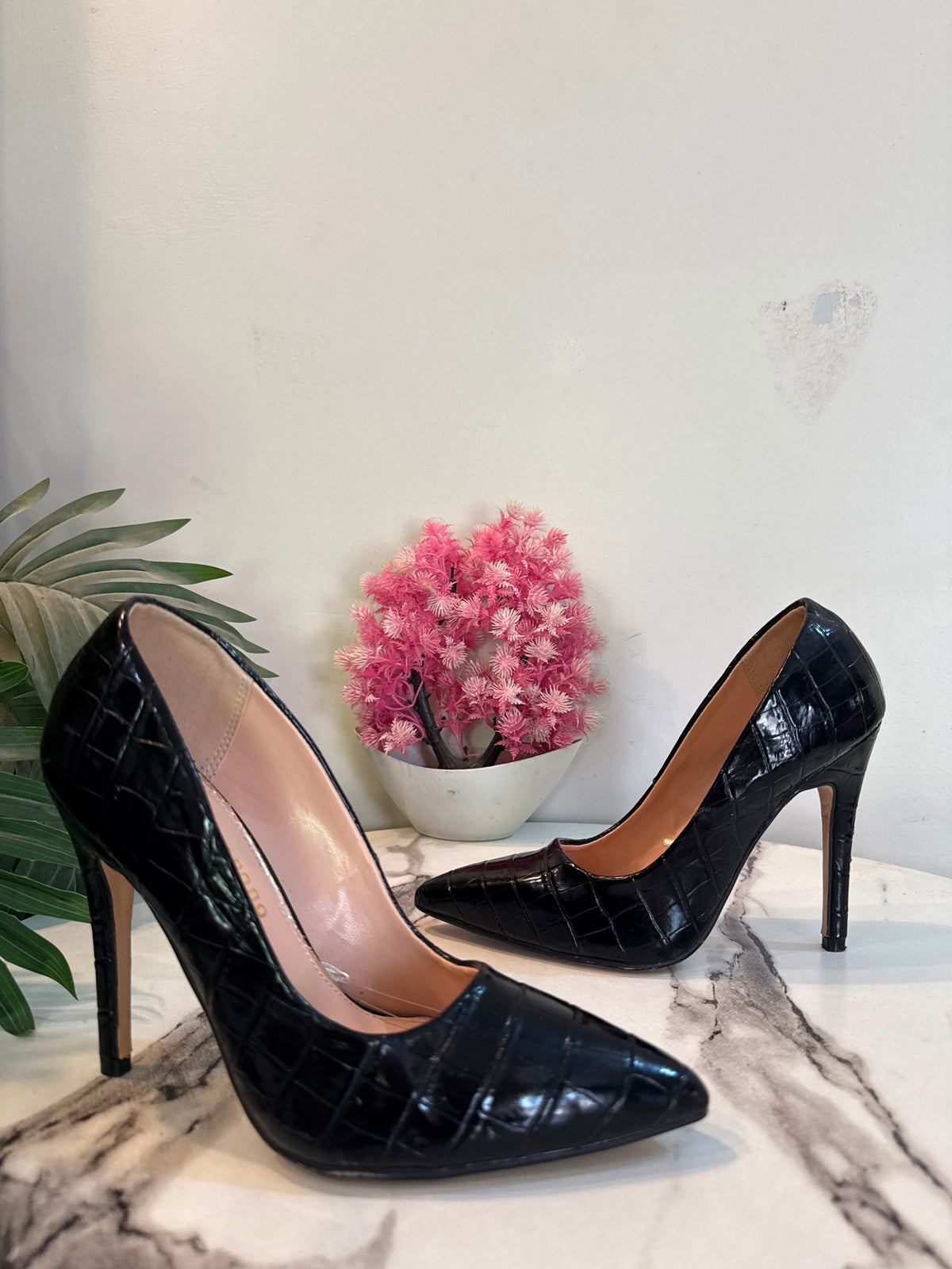 Black coat shoes