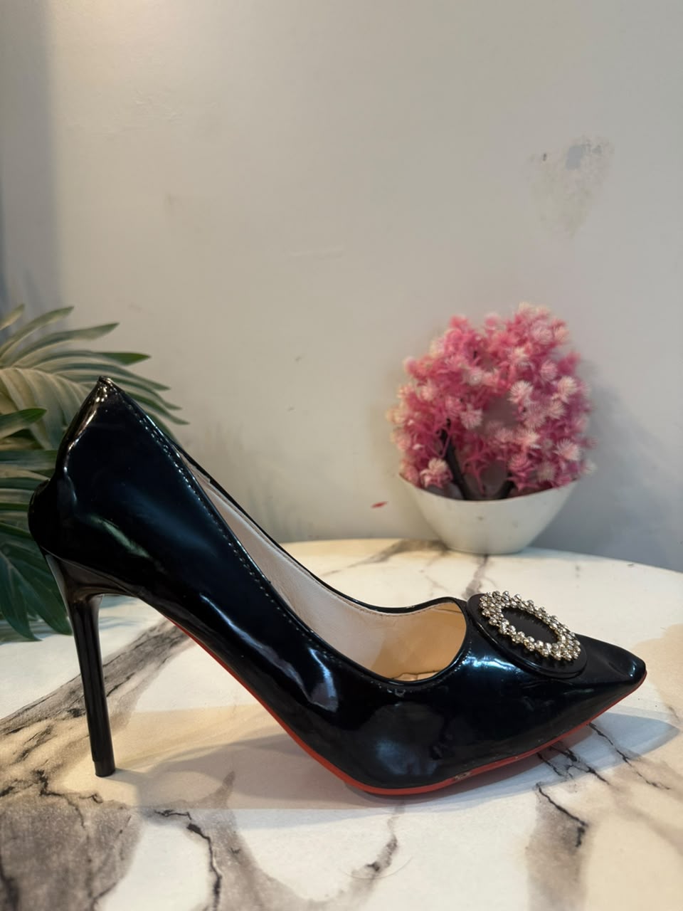 Black coat shoes