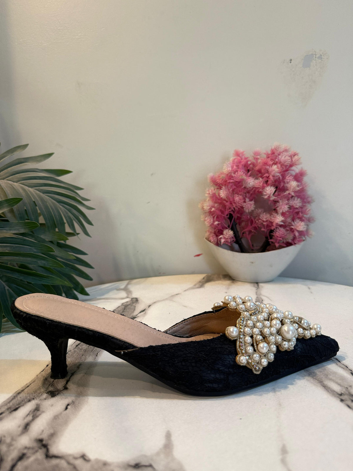 Black coat shoes