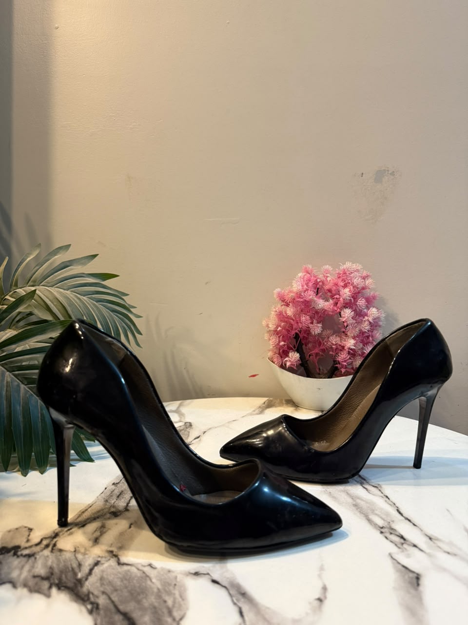 Black coat shoes