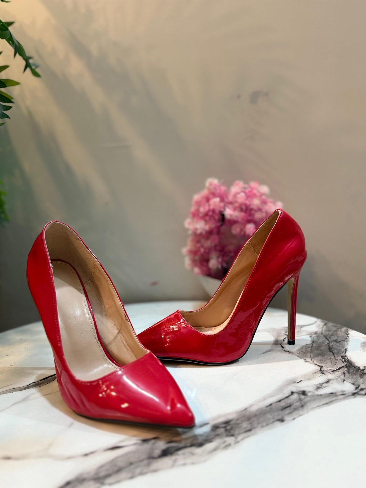 Red coat shoe