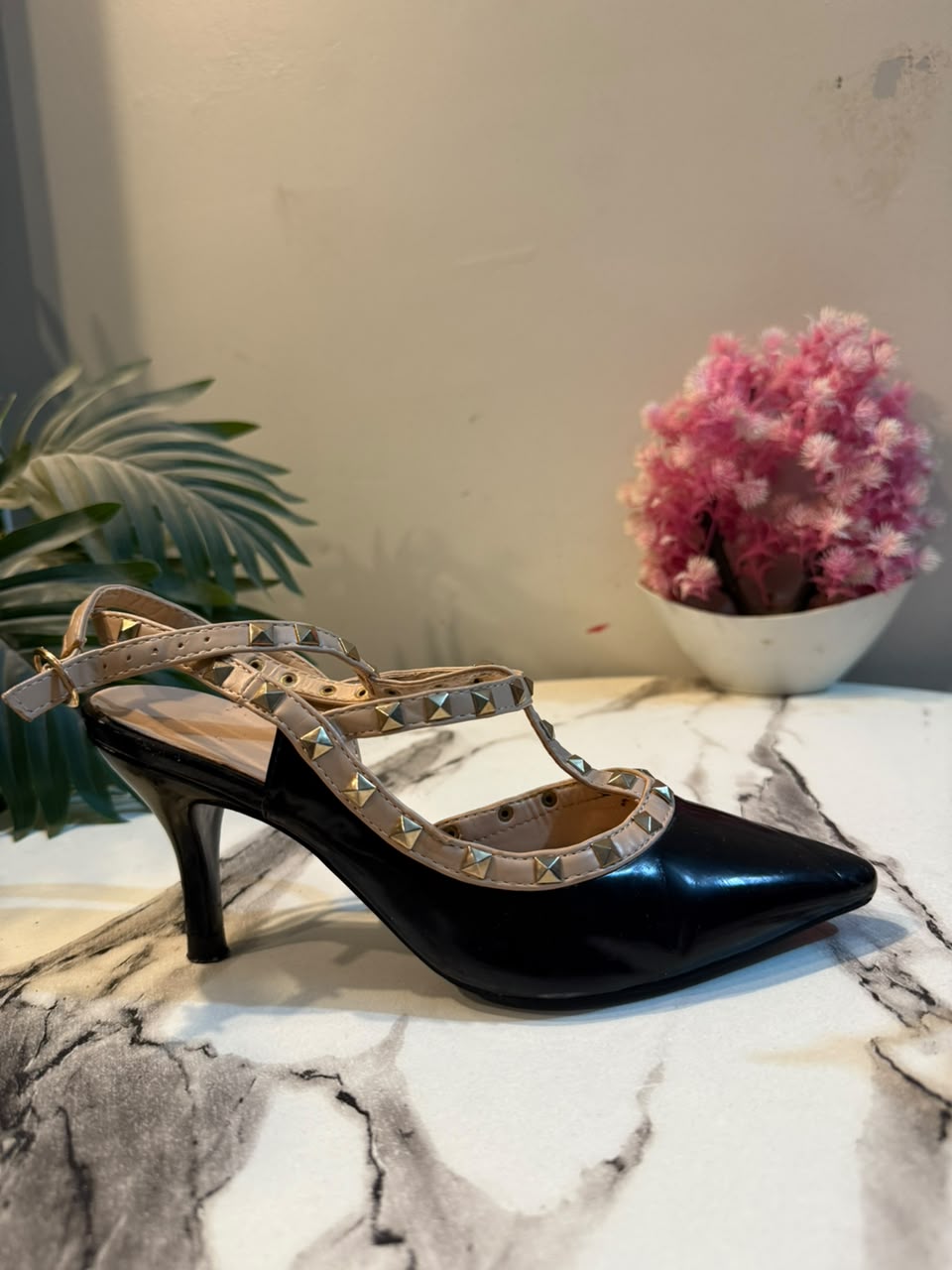 Black coat shoes