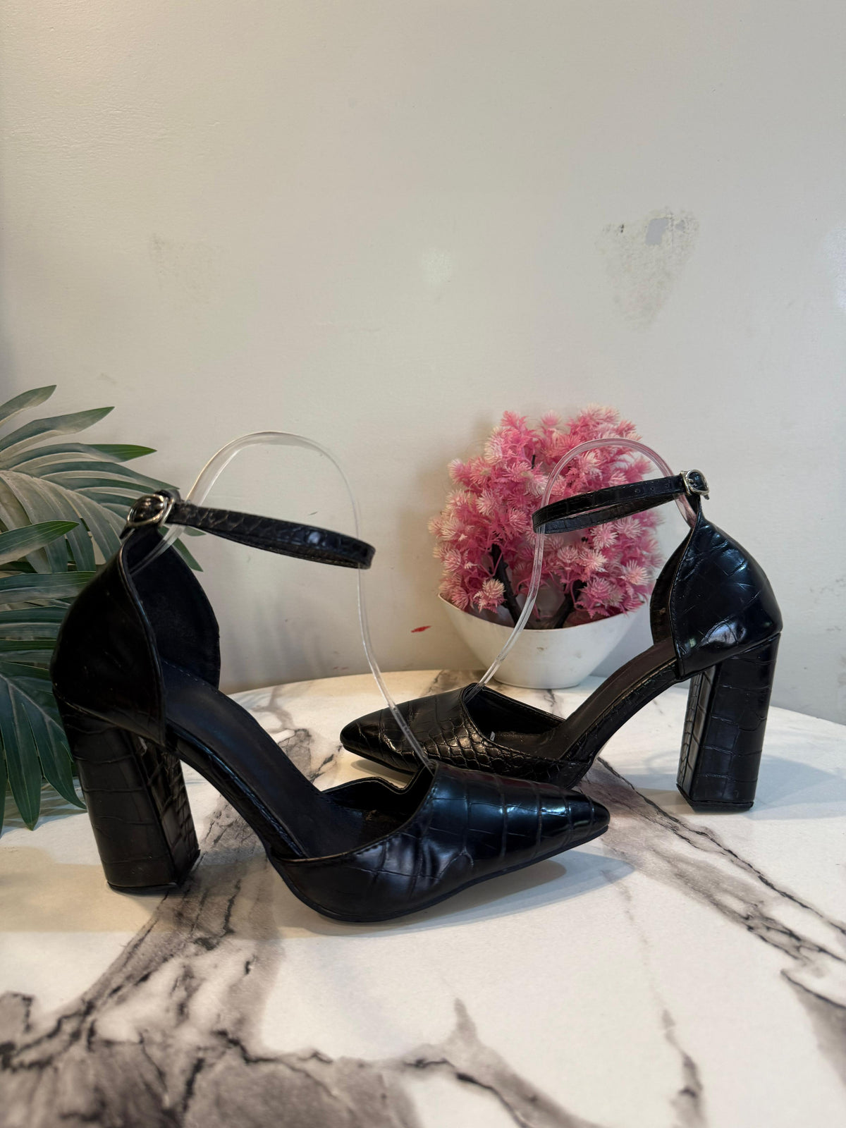 Black coat shoes