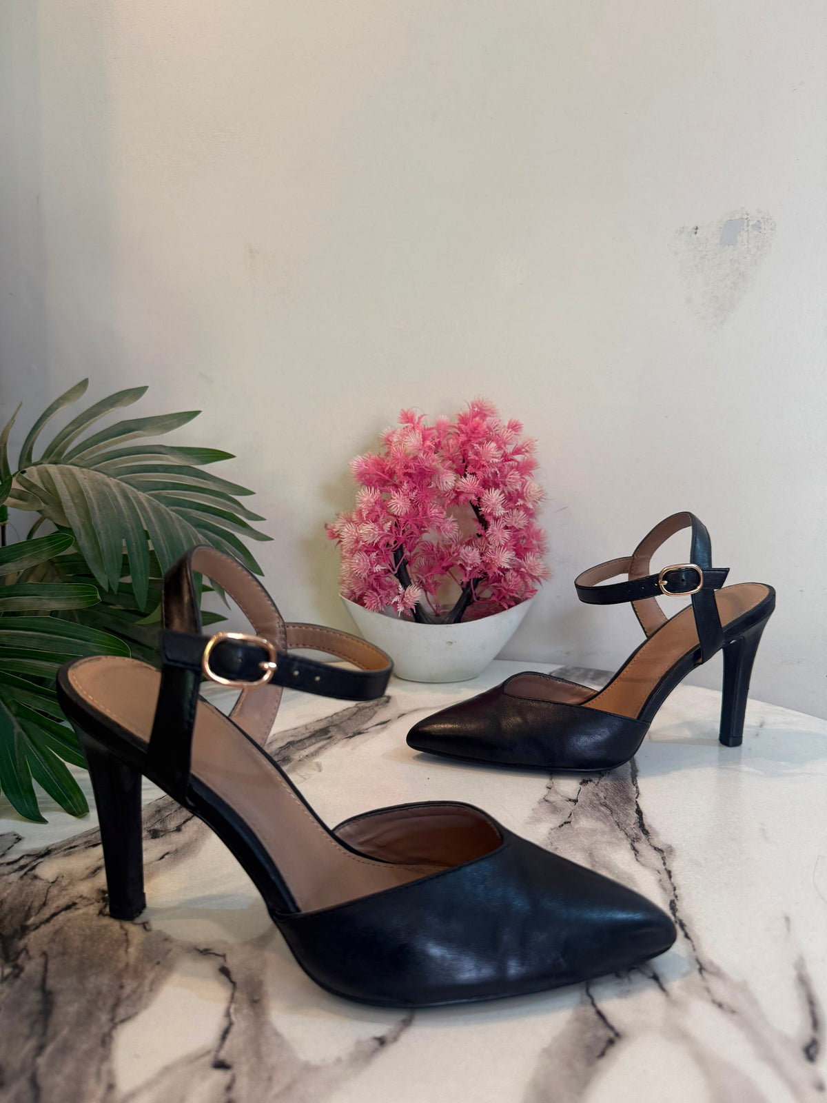 Black coat shoes