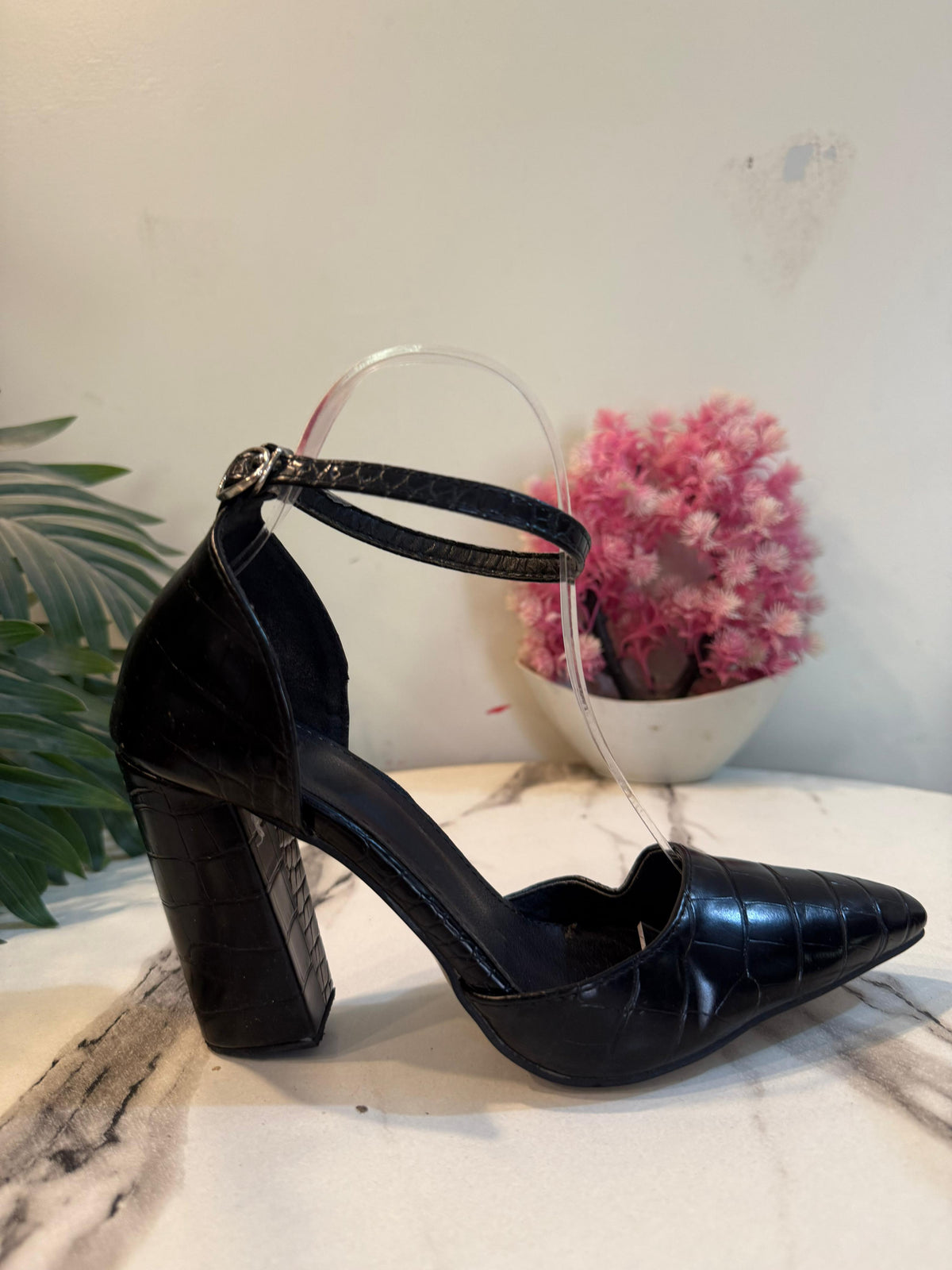 Black coat shoes