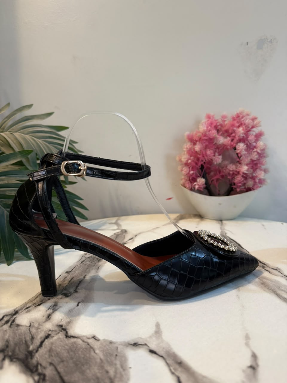 Black coat shoes