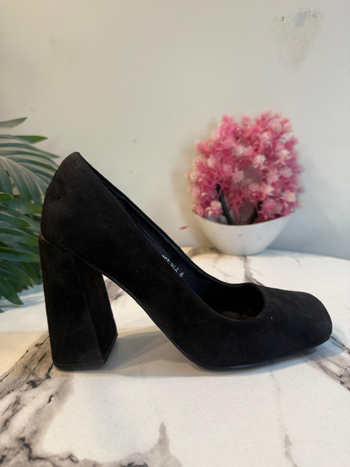 Black coat shoes