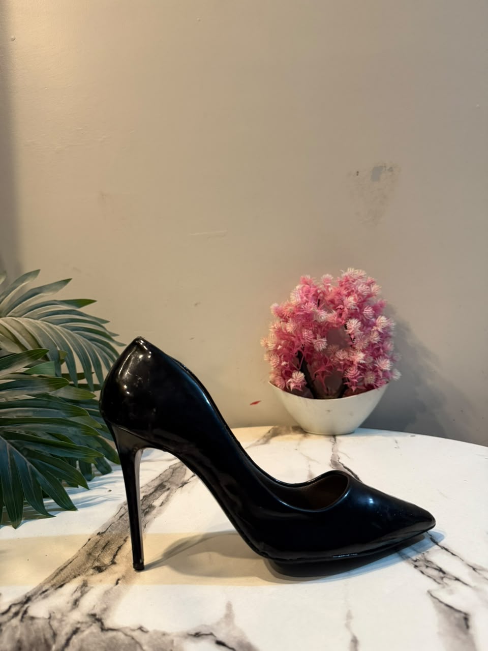 Black coat shoes