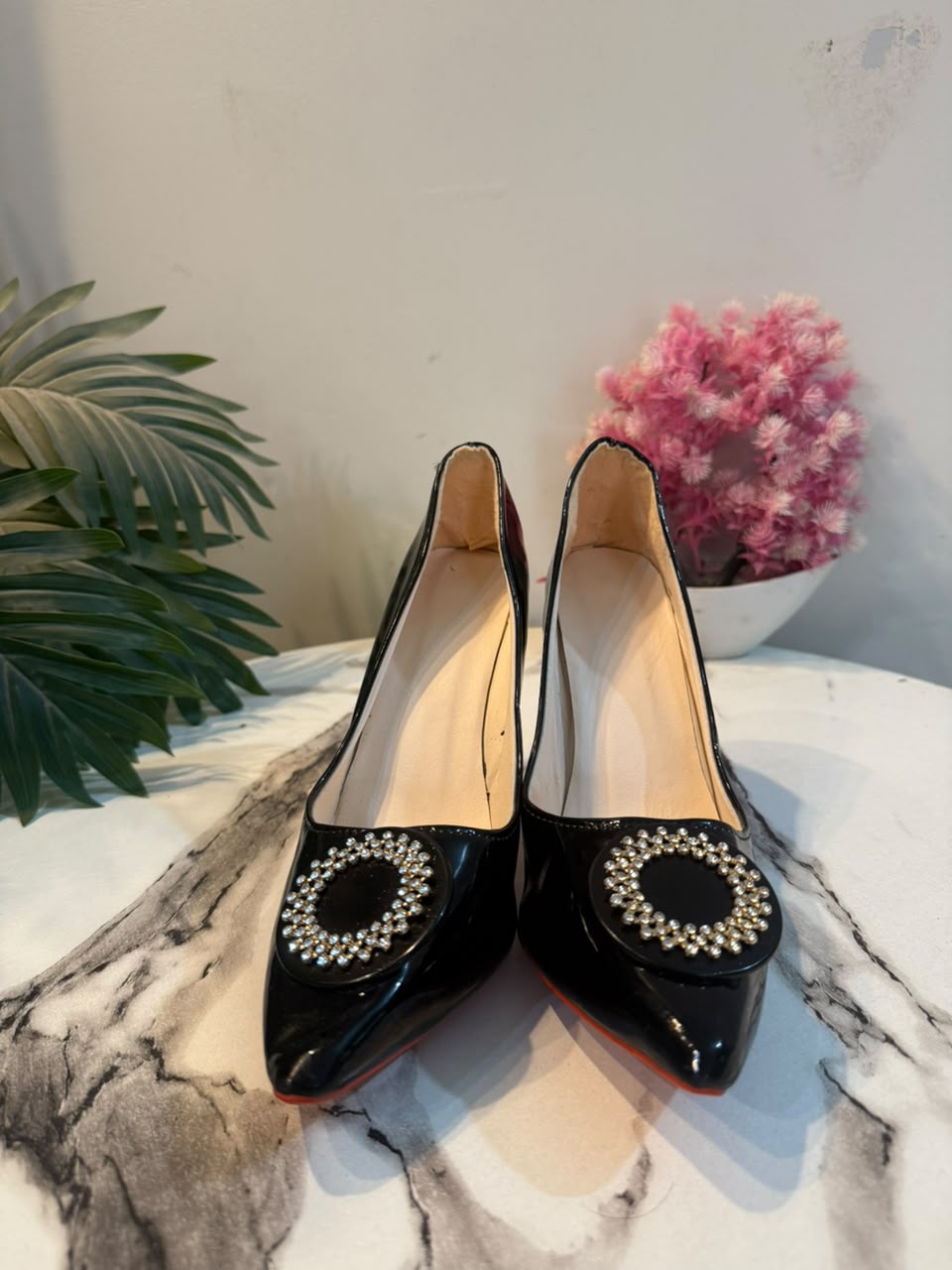 Black coat shoes