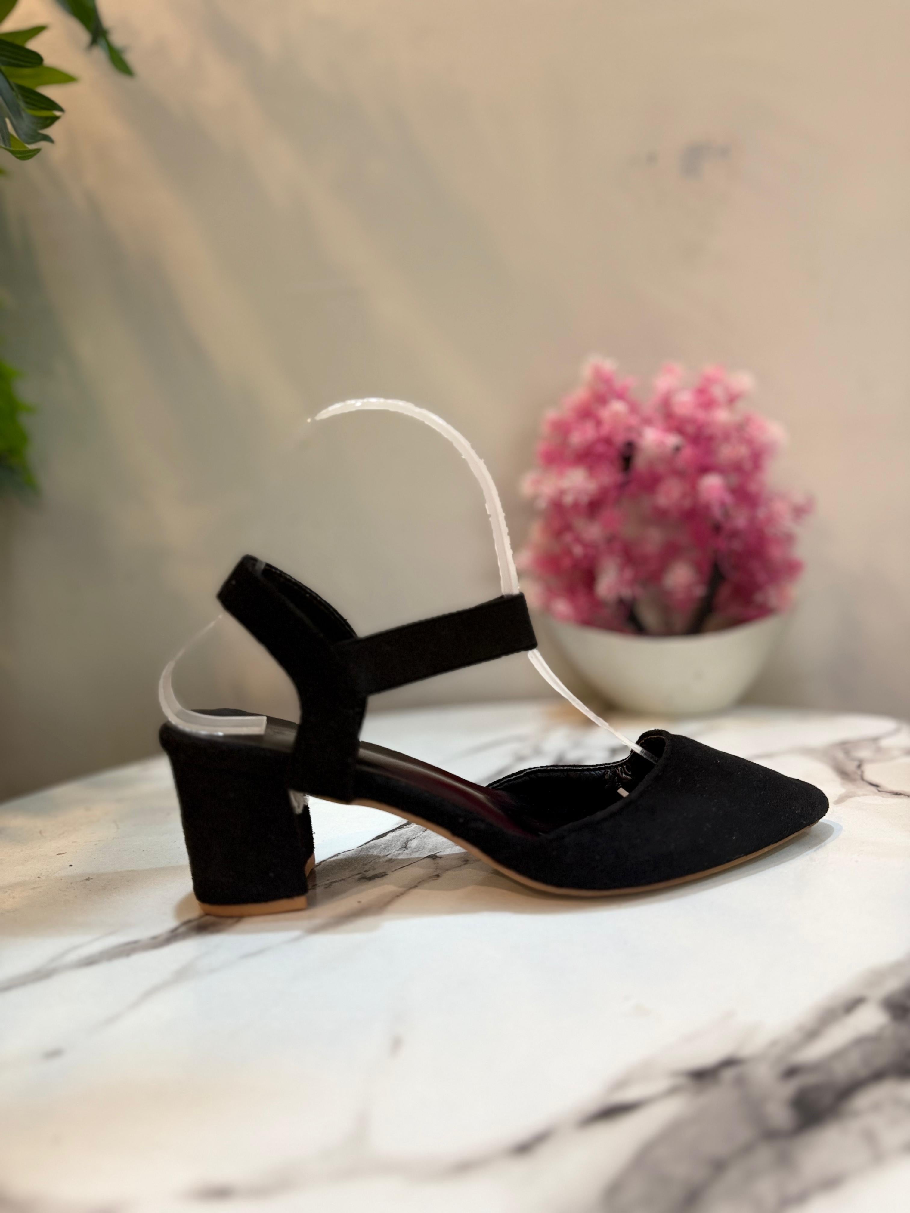 Black coat shoe