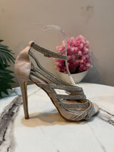 Nude pink pencil heel