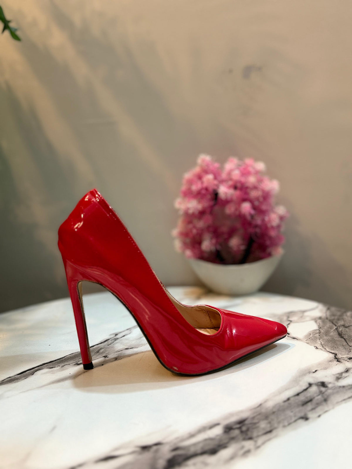 Red coat shoe